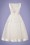 Vixen - 50s Meagan Polkadot Bridal Gown in Ivory White 2