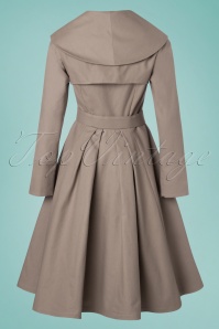Miss Candyfloss - Antonella Swing-Trenchcoat in Sand 4