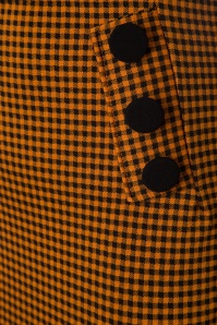 Vintage Chic for Topvintage - 50s Luann Gingham Pencil Skirt in Amber 4