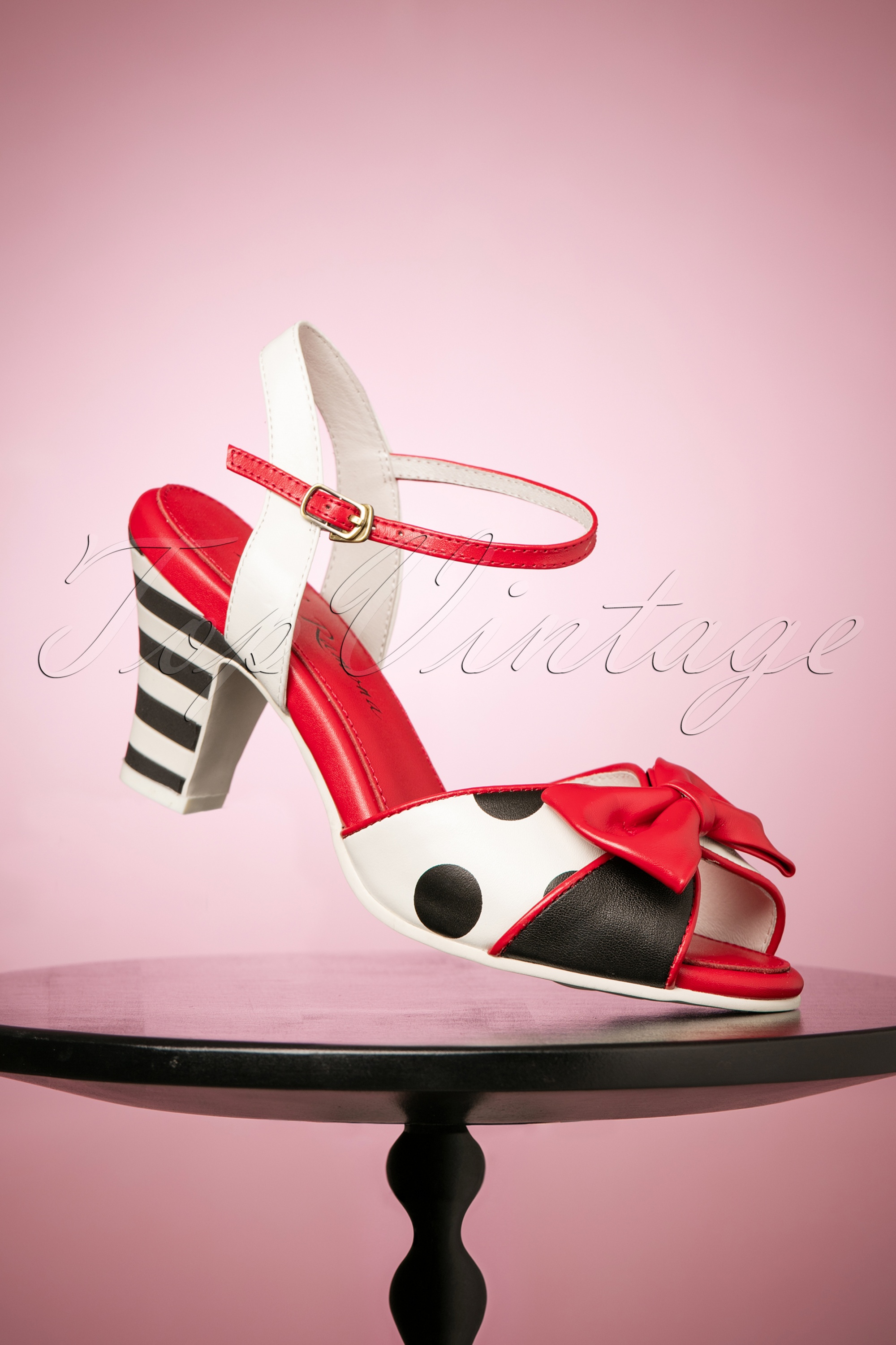 Lola Ramona - Ava All Hero-sandalen in zwart en wit 2