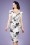 Vintage Chic Printed Pleated White Floral Pencil Dress 100 59 21334 20170403 0005W