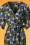 Collectif Clothing - Kelly Palm Tree maxi-jurk in marineblauw 2