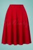 Vintage Chic 50s Sheila Swing Skirt in Red 122 20 24916 20180305 0003W