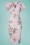 Vintage Chic for Topvintage - Lilly Floral Pencil Dress Années 50 en Lilas 3