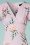Vintage Chic for Topvintage - Lilly penciljurk met bloemenprint in lila 4