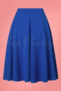 Vintage Chic for Topvintage - 50s Sheila Swing Skirt in Royal Blue 3