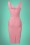 Glamour Bunny - 50s Trinity Pencil Dress in Rose 6