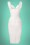 Glamour Bunny - 50s Trinity Pencil Dress in Off White 7
