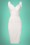 Glamour Bunny - Trinity Pencil Dress Années 50 en Blanc Cassé 4