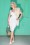 Glamour Bunny - 50s Trinity Pencil Dress in Off White 3