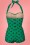 Esther Williams - Classic Polkadot One Piece Swimsuit Années 50 en Vert et Bleu Marine 5