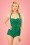 Esther Williams - Classic Polkadot One Piece Swimsuit Années 50 en Vert et Bleu Marine