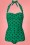 Esther Williams - Classic Polkadot One Piece Swimsuit Années 50 en Vert et Bleu Marine 2