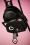 Banned Retro - A Cat With Tricks Backpack Années 50 en Noir 3