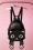 Banned Retro - 50s A Cat With Tricks Backpack in Black 2