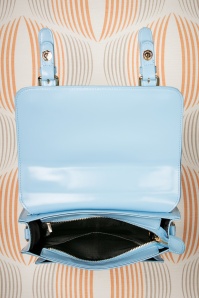 Banned Retro - 60s Cohen Handbag in Baby Blue 4