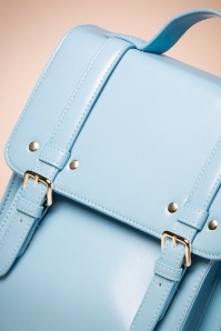 Banned Retro - 60s Cohen Handbag in Baby Blue 2