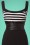 Glamour Bunny - 50s Didi Pencil Dress in Black and White 3