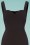 Collectif Clothing - 50s Anita Pencil Dress in Black 3