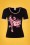 Banned Retro 50s Fabulous Peggy Sue's Diner T-Shirt in Black