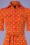 Tante Betsy - Betsy Bloms Dress Années 60 en Orange 2