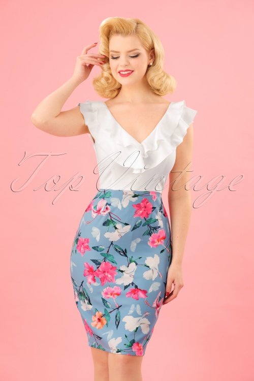 White Ruffle Dress