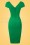 Vintage Chic for Topvintage - Brenda Pencil Dress Années 50 en Vert Printemps 6