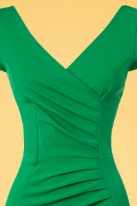 Vintage Chic for Topvintage - 50s Brenda Pencil Dress in Spring Green 4