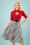 Collectif Clothing Cherry Vintage Gingham Swing Skirt 22798 20171120 1W