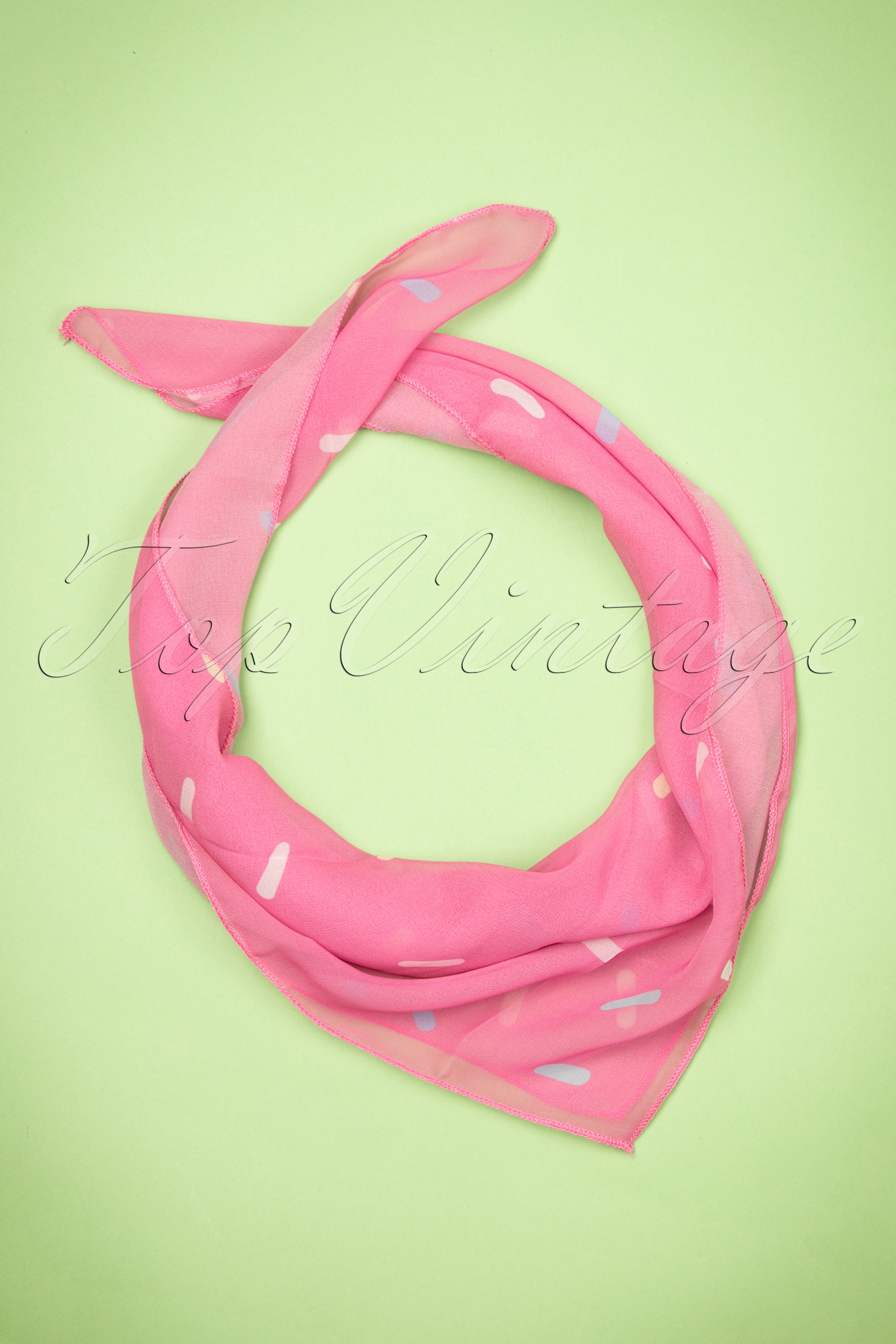 Collectif Clothing - Hagelslag Bandana in roze