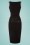 Tatyana - Jazmin Pencil Dress Années 50 en Noir 5