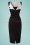Tatyana - 50s Jazmin Pencil Dress in Black 7