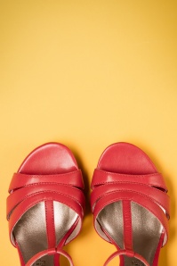 Tamaris - 50s Wendy T-Strap Sandals in Chili Red 4