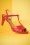 Tamaris - Wendy T-Strap Sandals Années 50 en Rouge 3