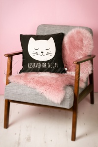 Sass & Belle - Reserved For The Cat Cushion Années 60 2
