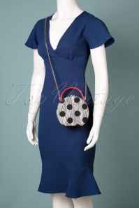 Joe Browns Couture - Cordelia Floral Lace Handtasche in Schwarz und Weiß 5