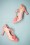 Joe Browns Couture - Cecelia T-Strap Pumps Années 60 en Rose Pêche 2