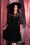 Vixen by Micheline Pitt - Frenchie Swing Dress Années 30 en Noir