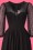 Vixen by Micheline Pitt - 30s Frenchie Swing Dress in Black 5