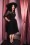 Vixen by Micheline Pitt - 30s Frenchie Swing Dress in Black 2