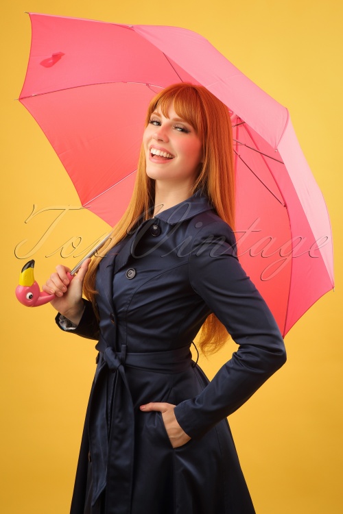 Sunny Life - 60s We Just Flamin-go Together Umbrella in Pink