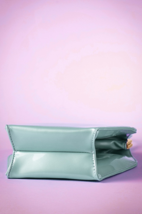 Tatyana - 50s To Die For Handbag In Ice Blue 5