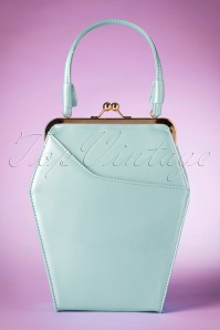 Tatyana - 50s To Die For Handbag In Ice Blue 3