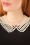 Collectif Clothing - Eleanor Pearl Necklace Années 50 en Crème