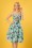 Fairy Tropical Fruit Doll Dress Années 50 en Menthe