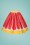 Collectif Clothing - Jasmine Grapefruit Swing Skirt Années 50 en Jaune et Rose 2