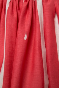 Collectif Clothing - Jasmine Grapefruit Swing Skirt Années 50 en Jaune et Rose 3