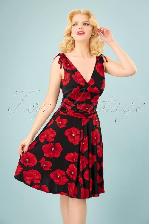 Vintage Long Black Dress