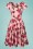 Vixen by Micheline Pitt - Exclusief TopVintage ~ Vanity Fair Swing Jurk in Vintage Rozen 3