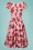 Vixen by Micheline Pitt - TopVintage exclusive ~ Vanity Fair Swing Dress Années 50 en Roses Vintage 6